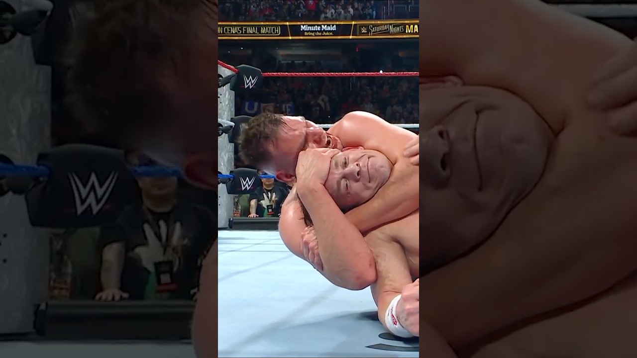 What just happened???? Gunther just made John Cena tap out. It&rsquo;s over. 😭 #SNME