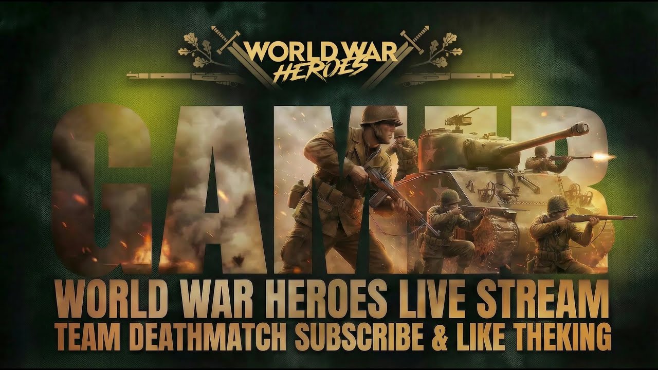 World War Heroes LIVE THEKING #gaming  #livestream #euserver#worldwarheroes,#fpsgaming,#livegaming