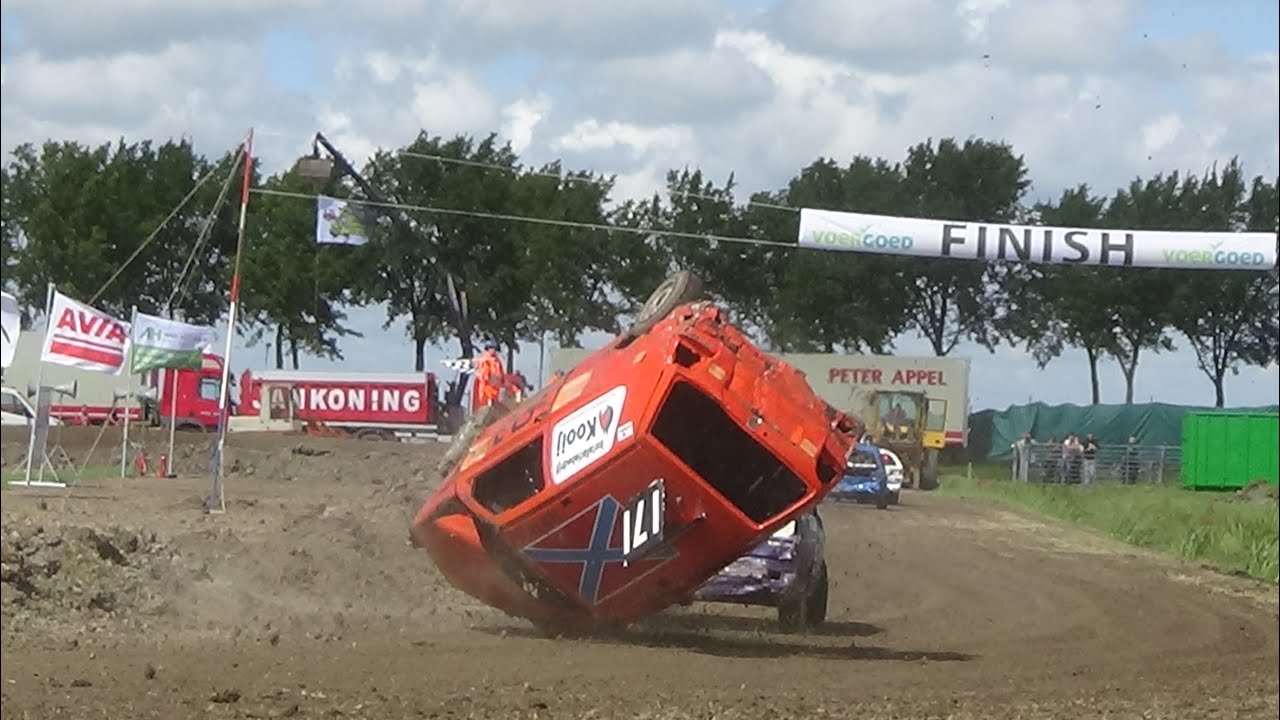 Crashes Autocross Middenbeemster 31-07-2016