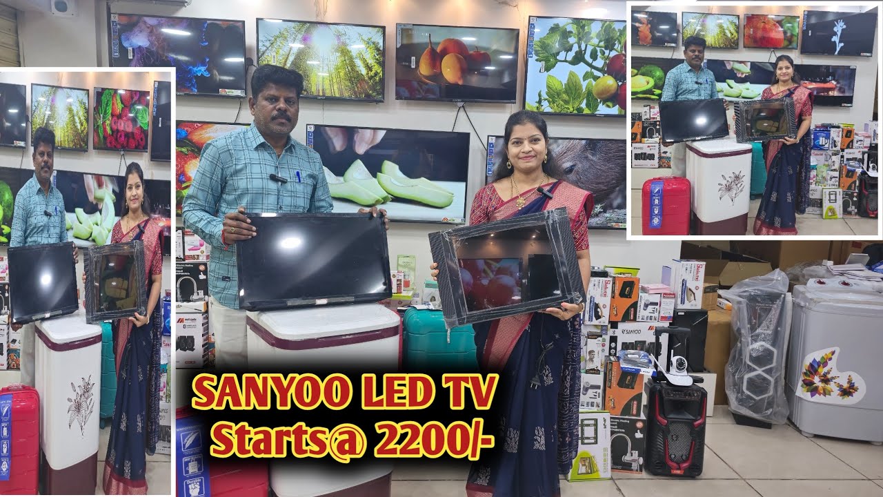 SANYOO LED TV 2200/- | Cheap and best smart Tv market in Hyderabad. SANYOO The gadget factory