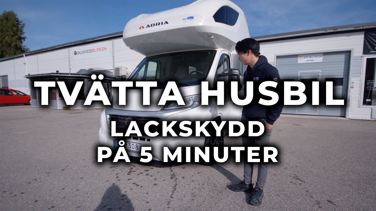 TVÄTTAR EN HUSBIL (ENKLASTE METODEN) - Skydd på endast 5 minuter.