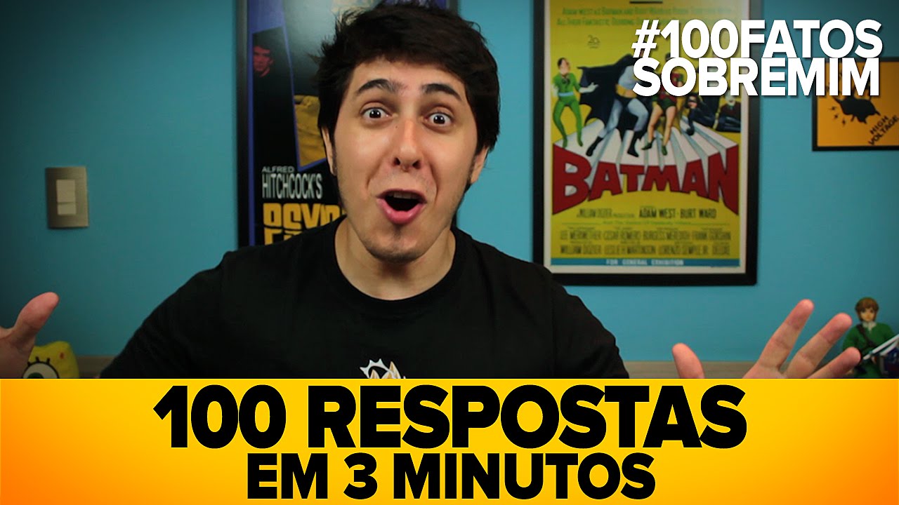 100 Fatos sobre mim em 3 minutos.