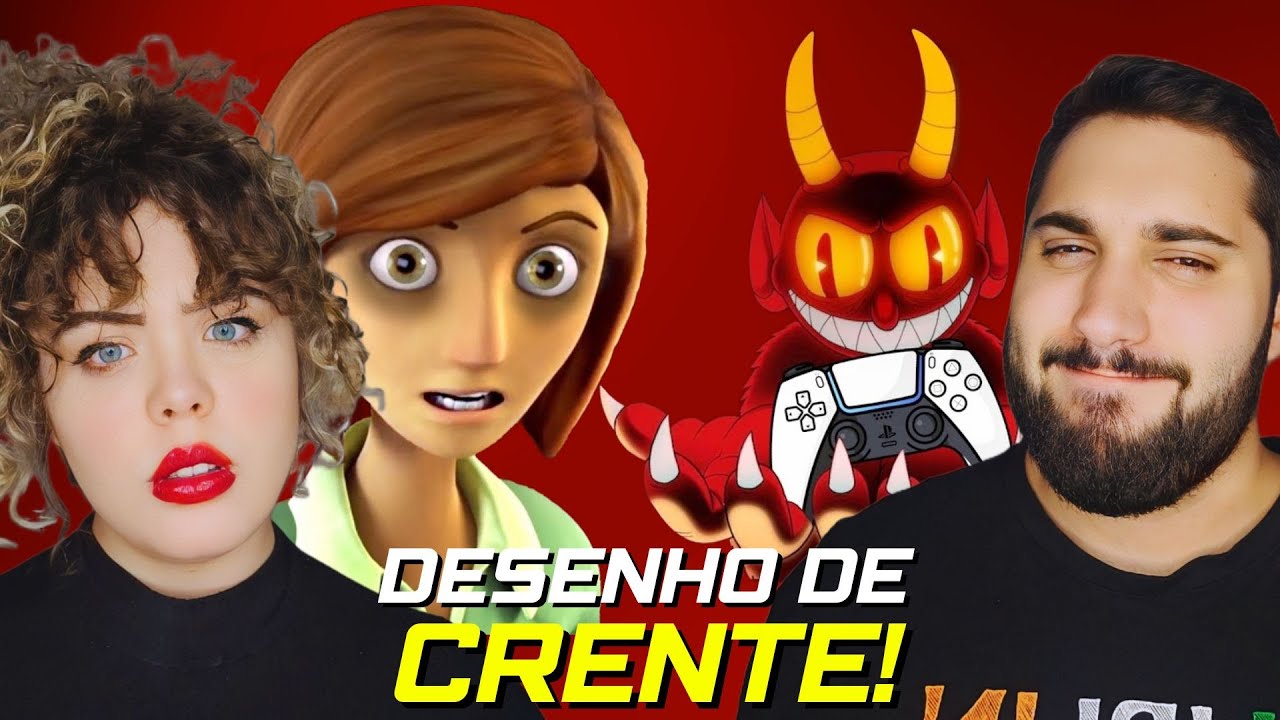 Desenho de Crente Deixou Eu e a bia Perplexos