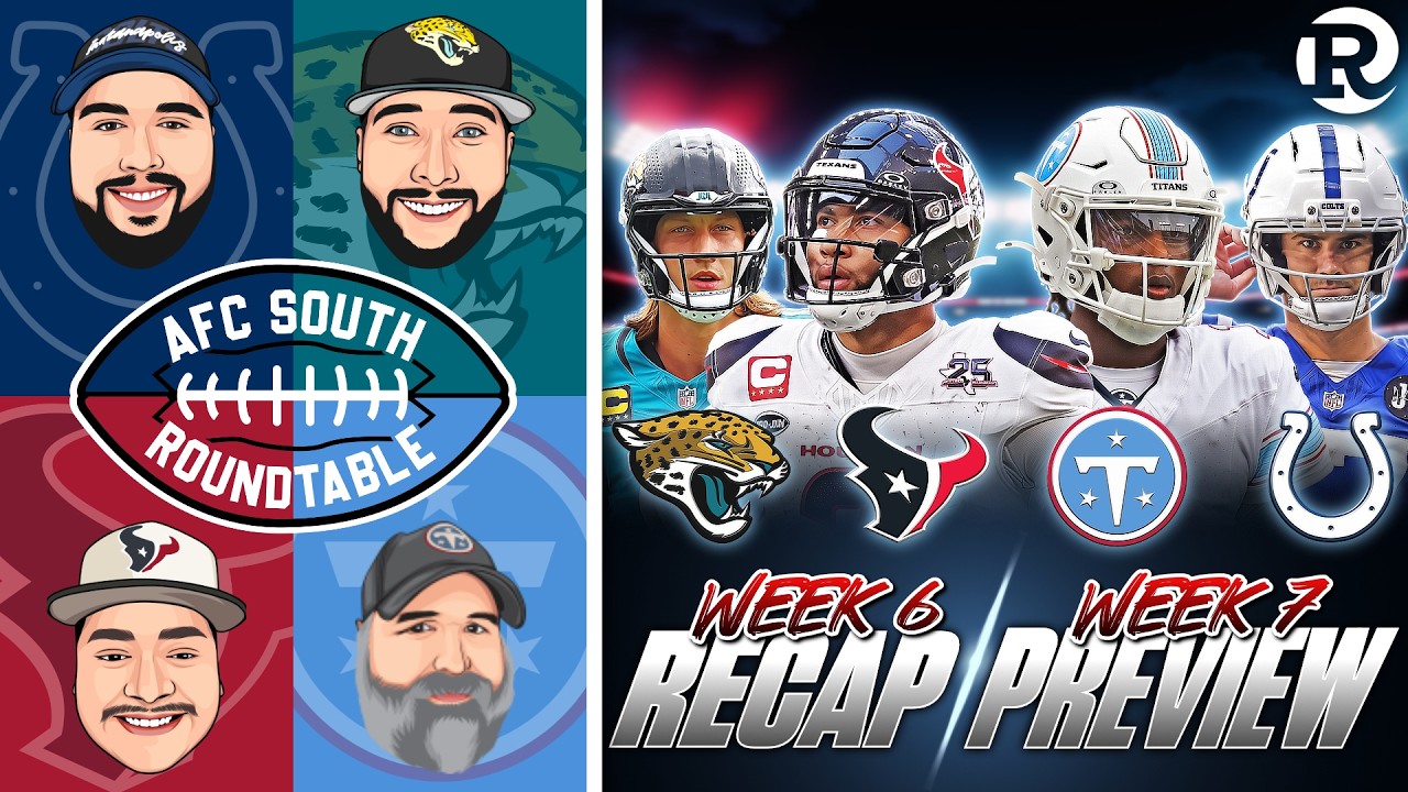AFC South Week 6 Review: Texans squeak by Jags and Titans break the Colts entire franchise