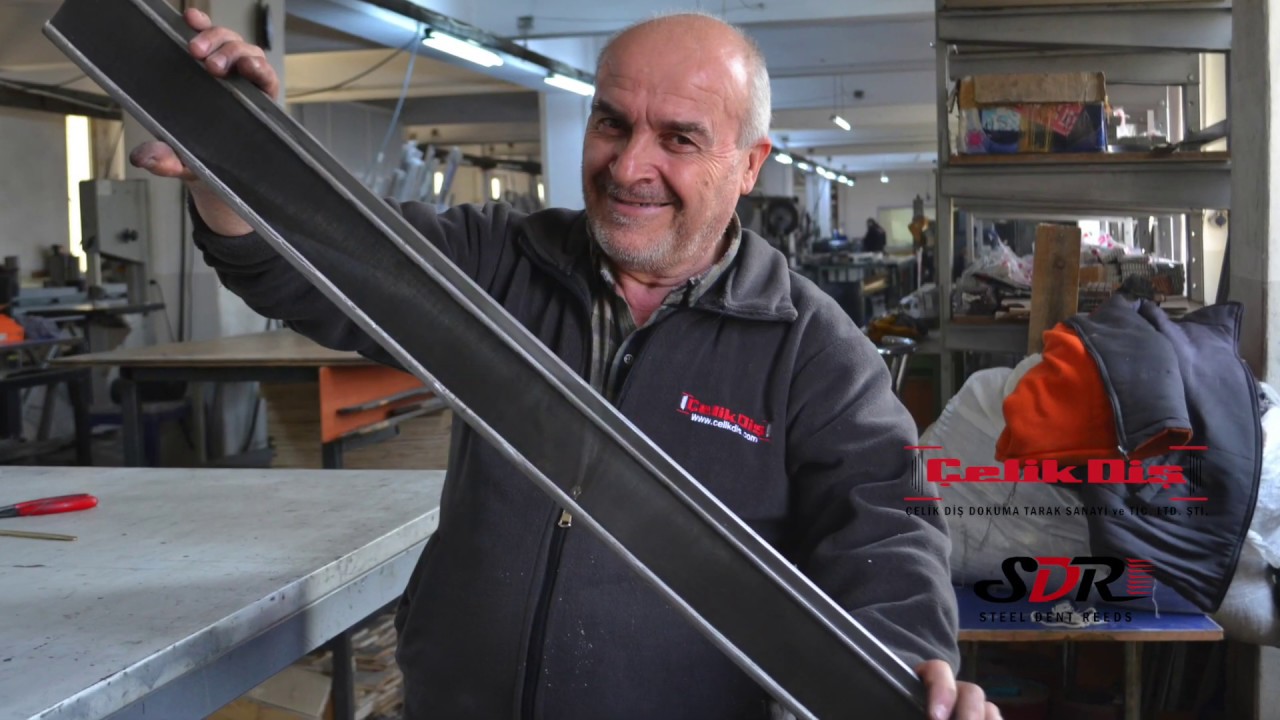 Çelik Diş Dar Dokuma Tarağı Üretimi