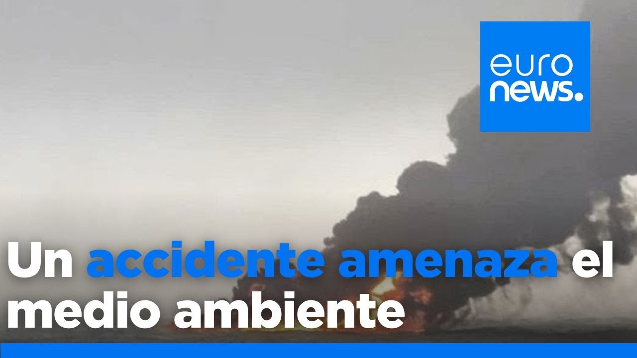 Amenaza medioambiental tras el choque de un petrolero y un carguero en el mar del Norte