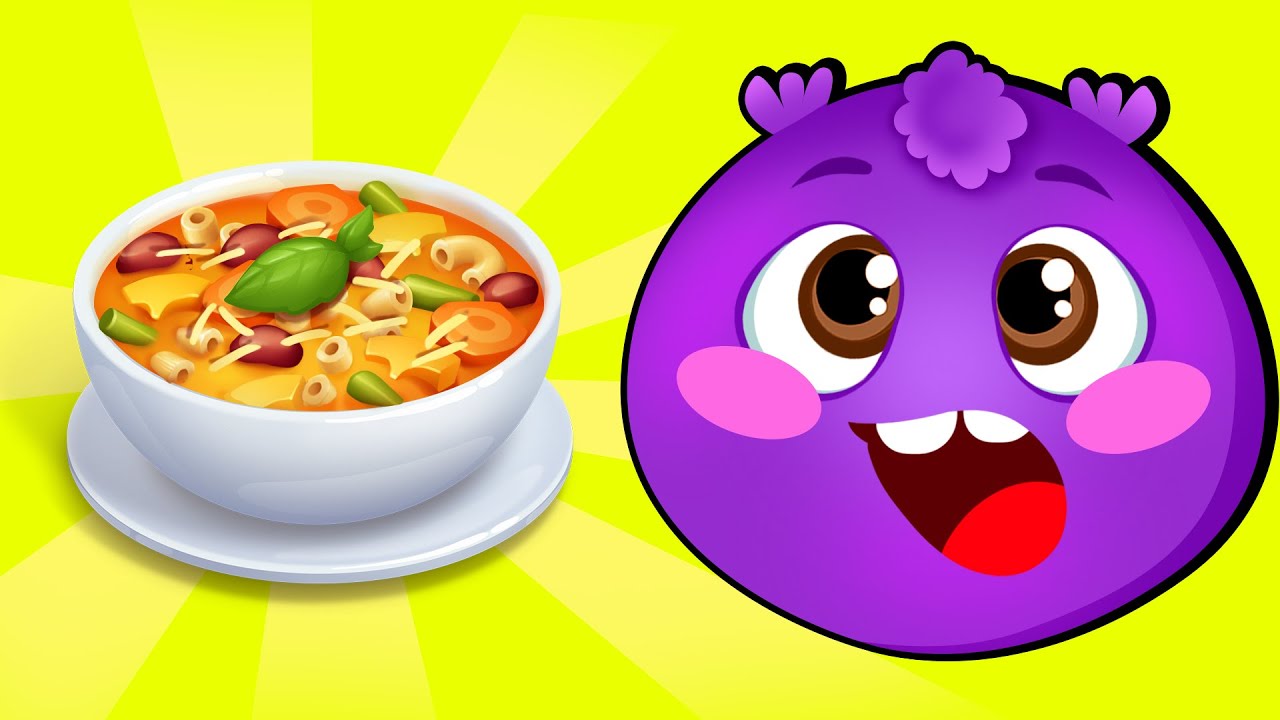 Vegetable Soup with Op, Bob & Didi: An Epic Culinary Journey | Toddler Learning Videos