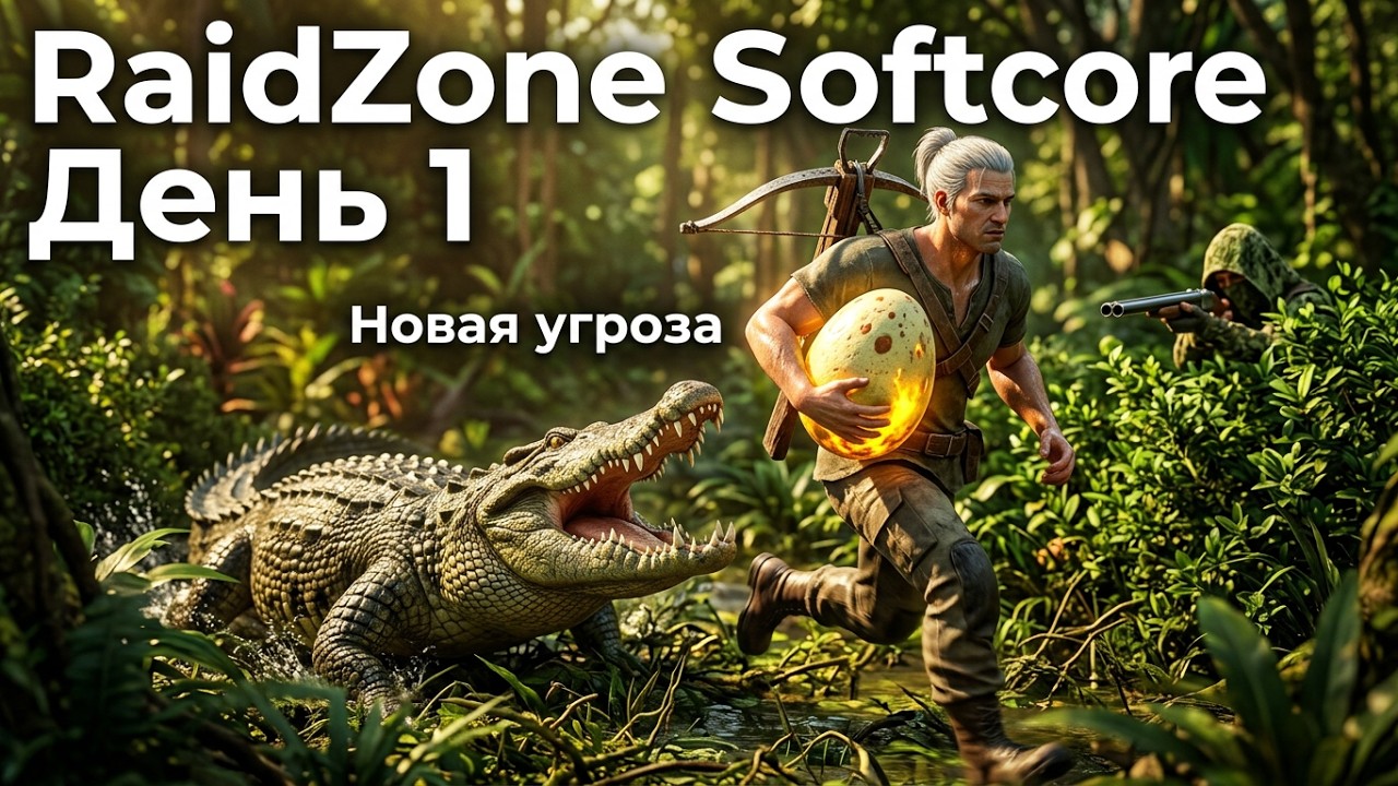 Новый топ старт от камикадзе на сервере Once human RaidZone Softcore День 1, смогу ли обойти кланы?