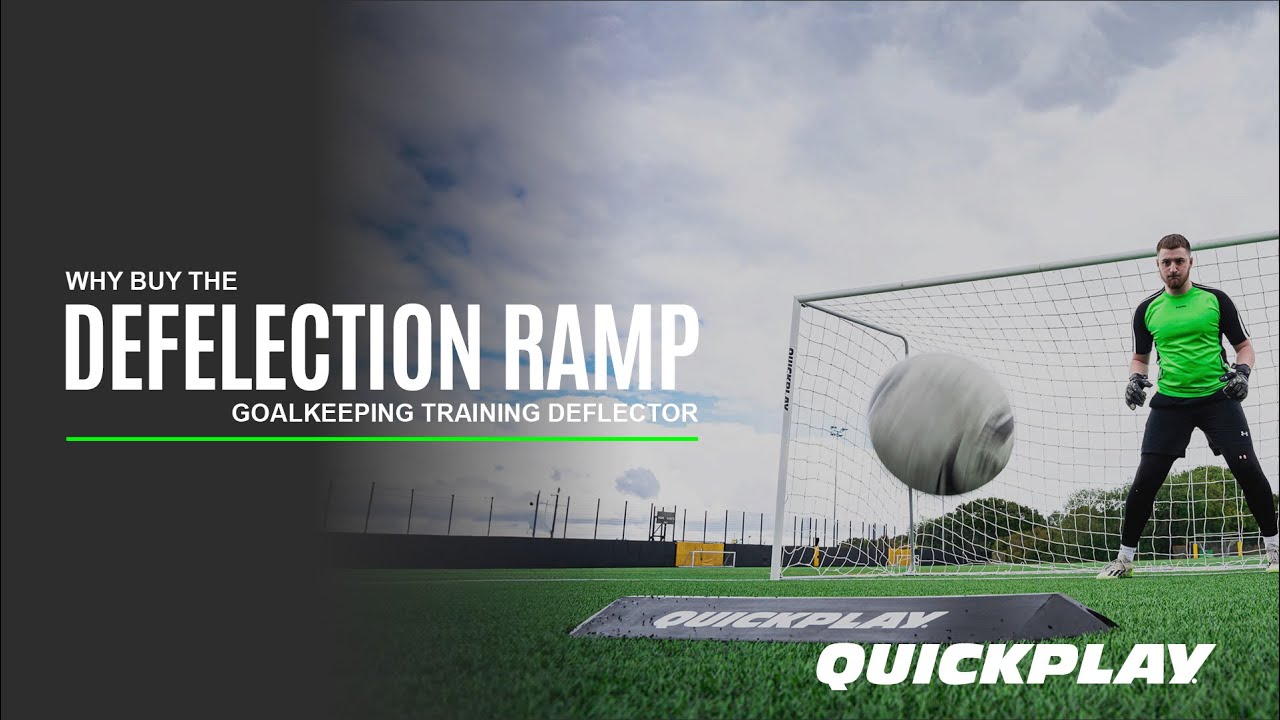Optimize goalkeeper training sessions with the QUICKPLAY GOALKEEPER DEFLECTION RAMP