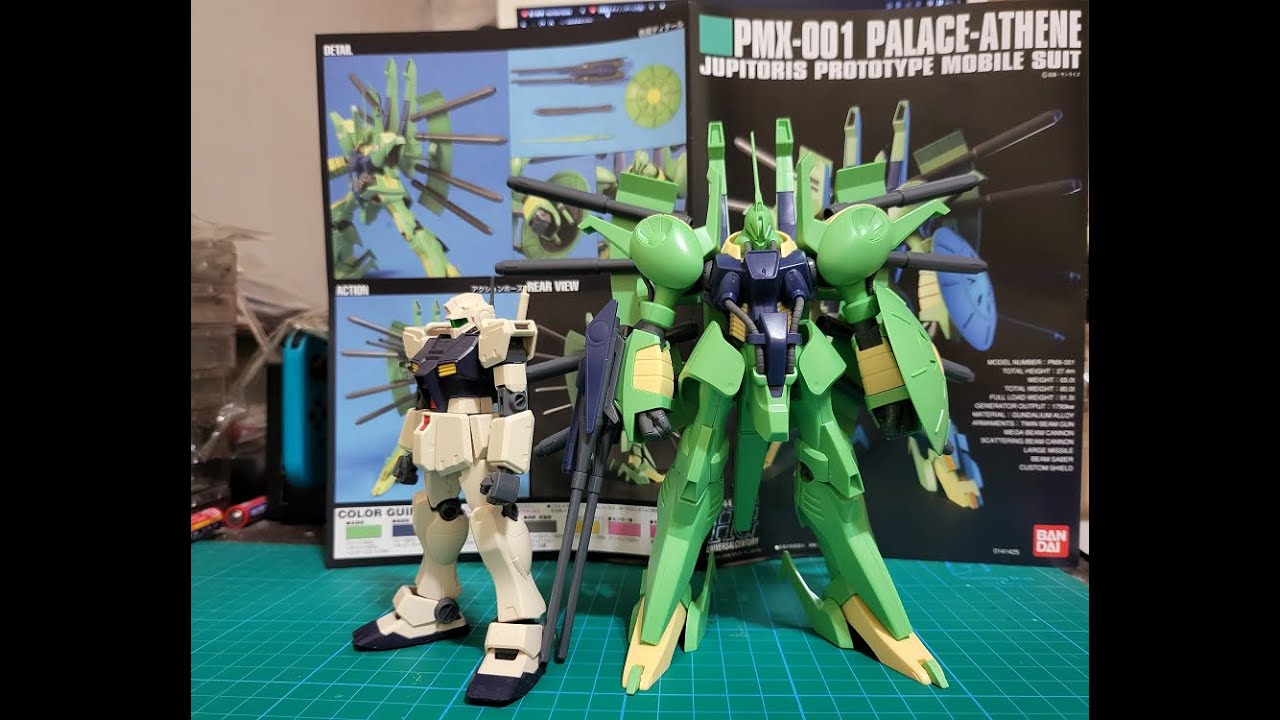 HG PMX - 001 PALACE-ATHENE 素組砌模型注意事項 gunpla 柏拉斯 雅典娜 パラス・アテネ/파라스 아테네