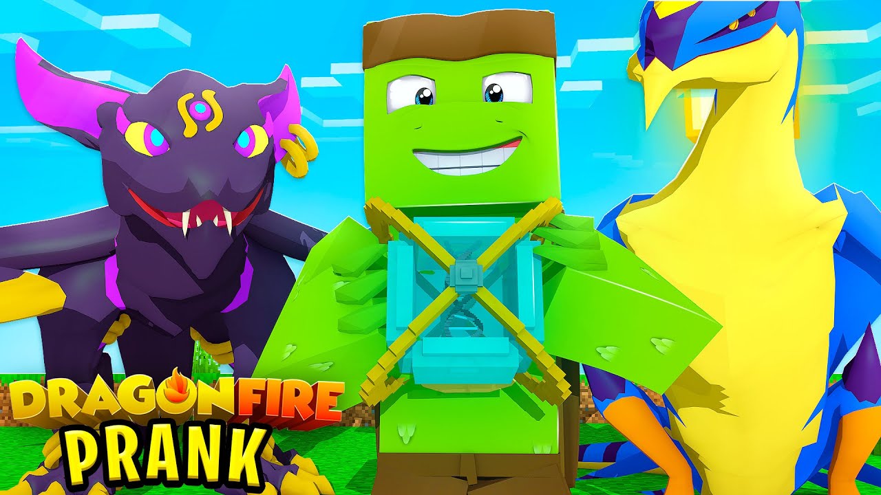 DragonFire - PRANKING TINY TURTLE!