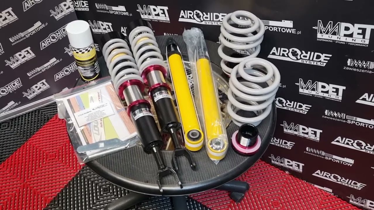GWINT Zawieszenie gwintowane LOWTEC HiLOW 3 - Race Audi A4 B6 / B7  - MAPET-TUNING UNBOXING