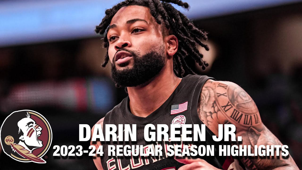Darin Green Jr. 2023-24 Regular Season Highlights | Florida State Guard