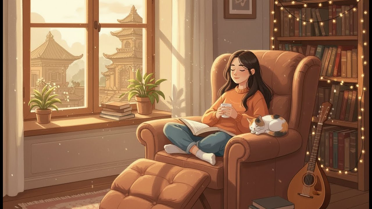 Acoustic Guitar Zen Cafe Instrumental Calm Afternoon Mood for Deep Relax and Inner Peace
