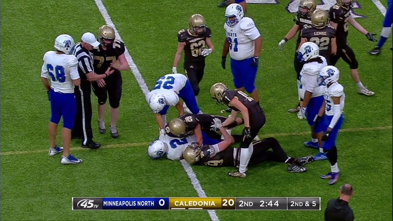 Prep Football: Minneapolis North vs Caledonia, Prep Bowl (11/29/2019)