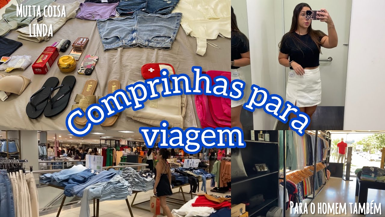 COMPRINHAS PARA VIAGEM | Várias peças, produtinhos, dicas, mostrando as compras do noivo também