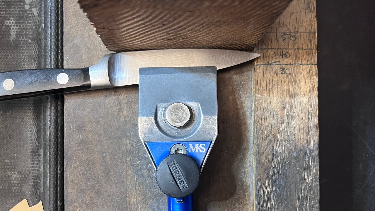 Tormek KS-123 vs. Fixed Projection Knife Setup Race
