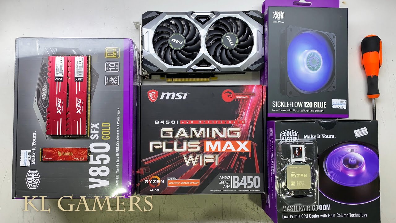 AMD Ryzen 5 3600X msi B450I GAMING PLUS MAX WIFI RTX2060 SUPER LIAN LI TU150 ITX GAMING PC Build
