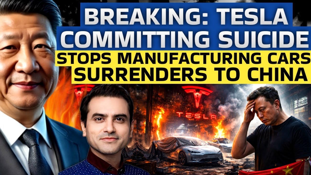 Breaking: Tesla Committing Suici*de.. Stops Manufacturing Cars.. Surrenders to China | CWSJ-2991