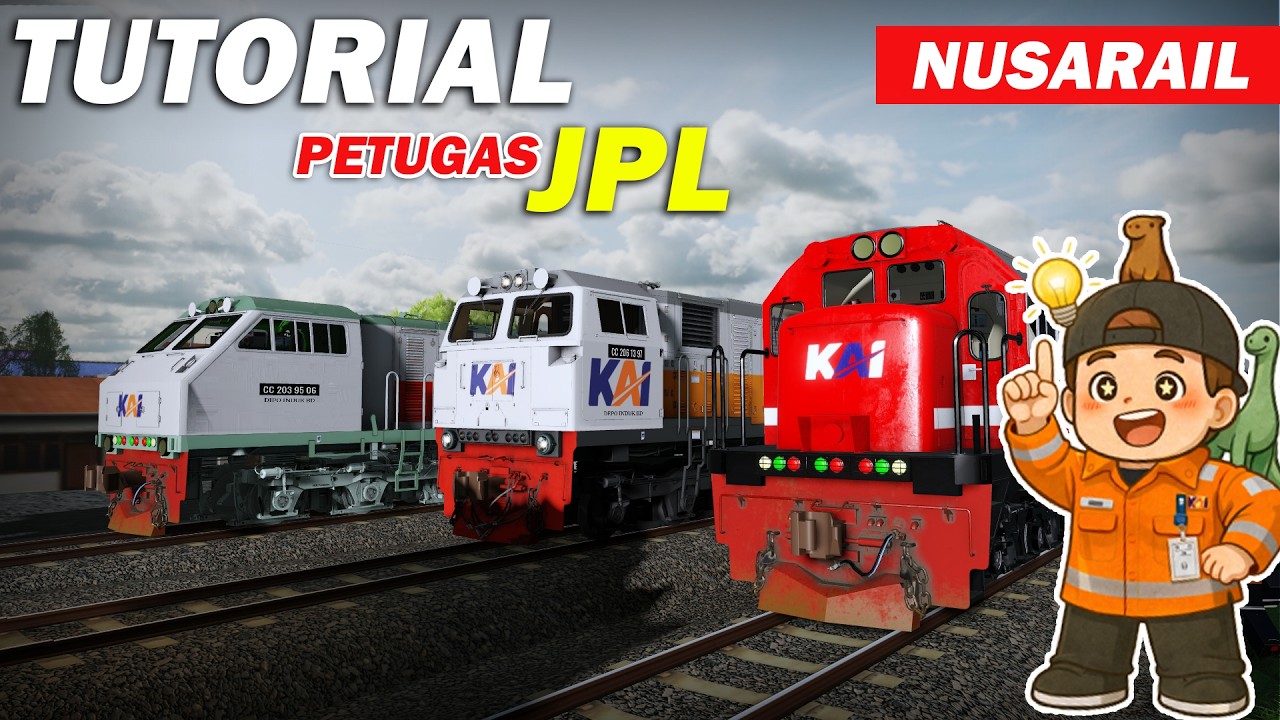 Tutorial Jadi Petugas Perlintasan Kereta Di NUSARAIL | Roblox Kereta Api Indonesia