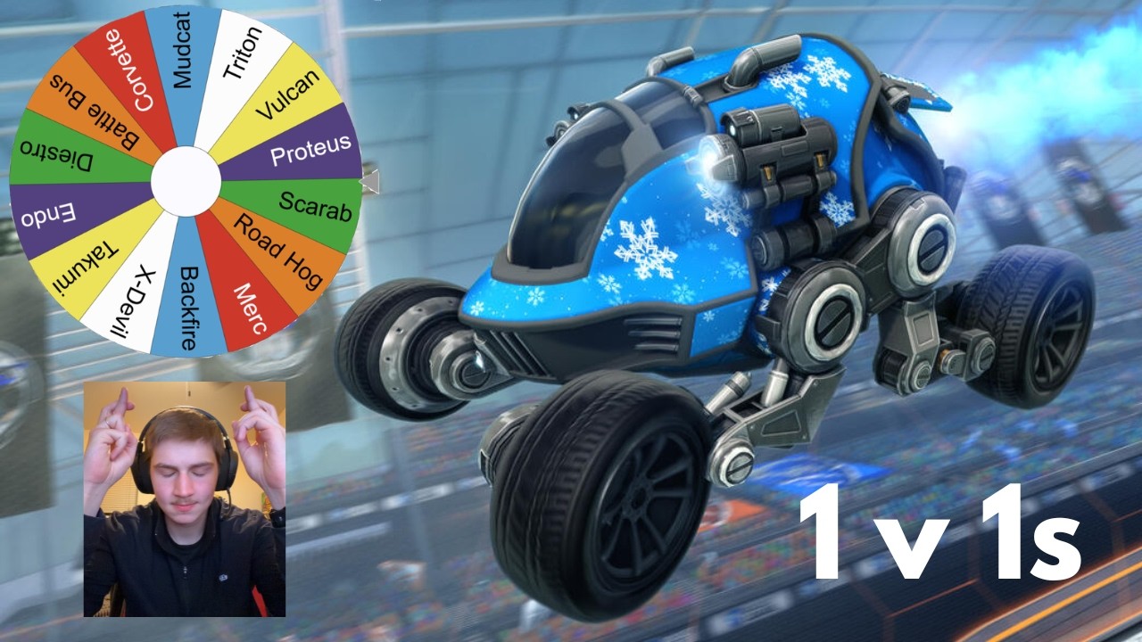 Ranked 1v1s But a Wheel Decides My Car Every Game!!!