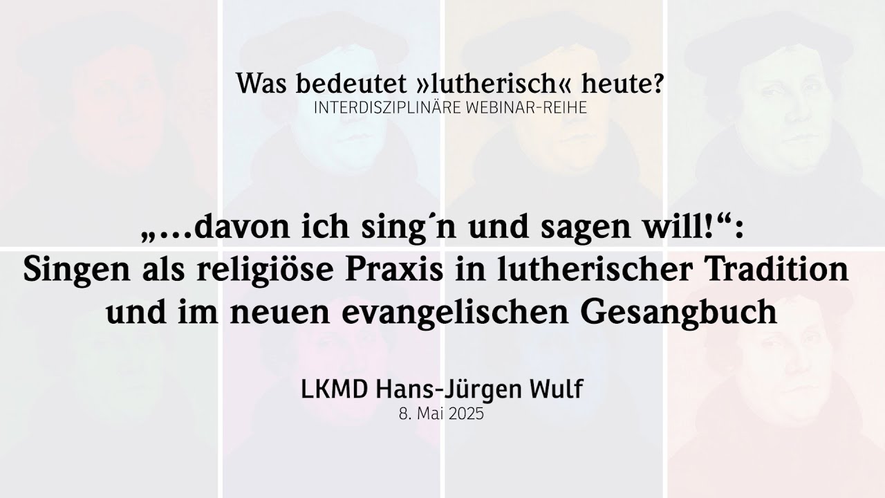 Singen als religi&ouml;se Praxis in lutherischer Tradition und im neuen evangelischen Gesangbuch