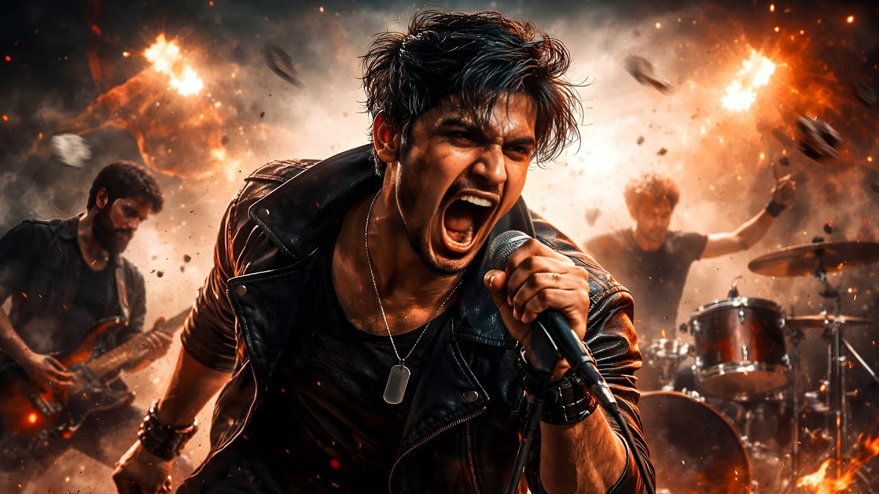 জীবন যুদ্ধ | Jibon Juddho | High Speed Bangla Rock × English Mix | AI Rock Song