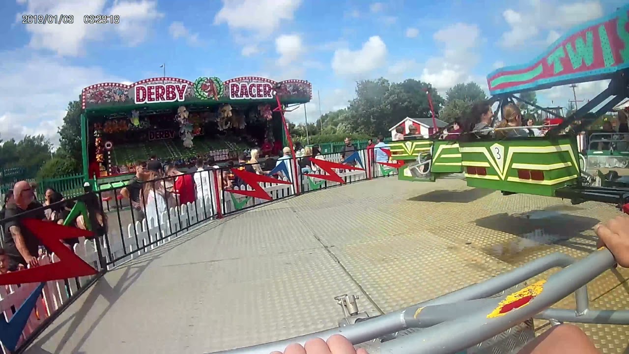 Twister-Butlins Skegness funfair On ride POV 60fps 4K