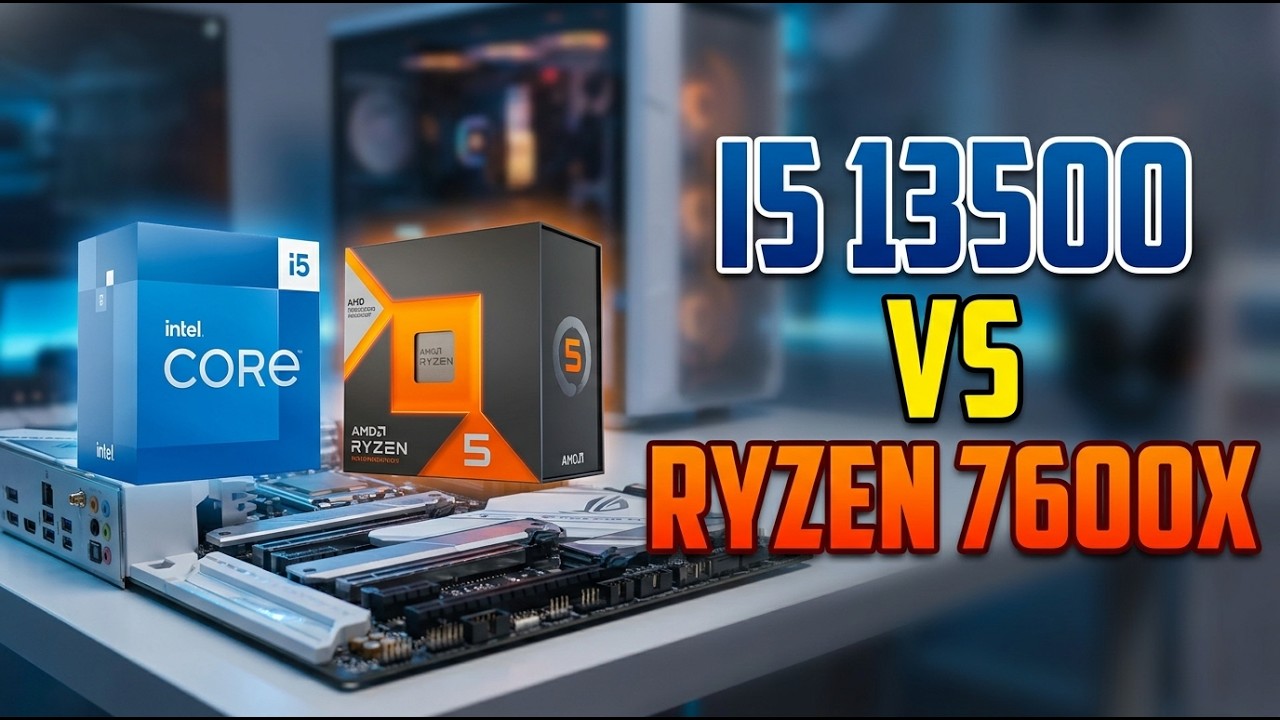 Лучшие процессоры: Intel Core i5-13500 против Ryzen 5 7600X