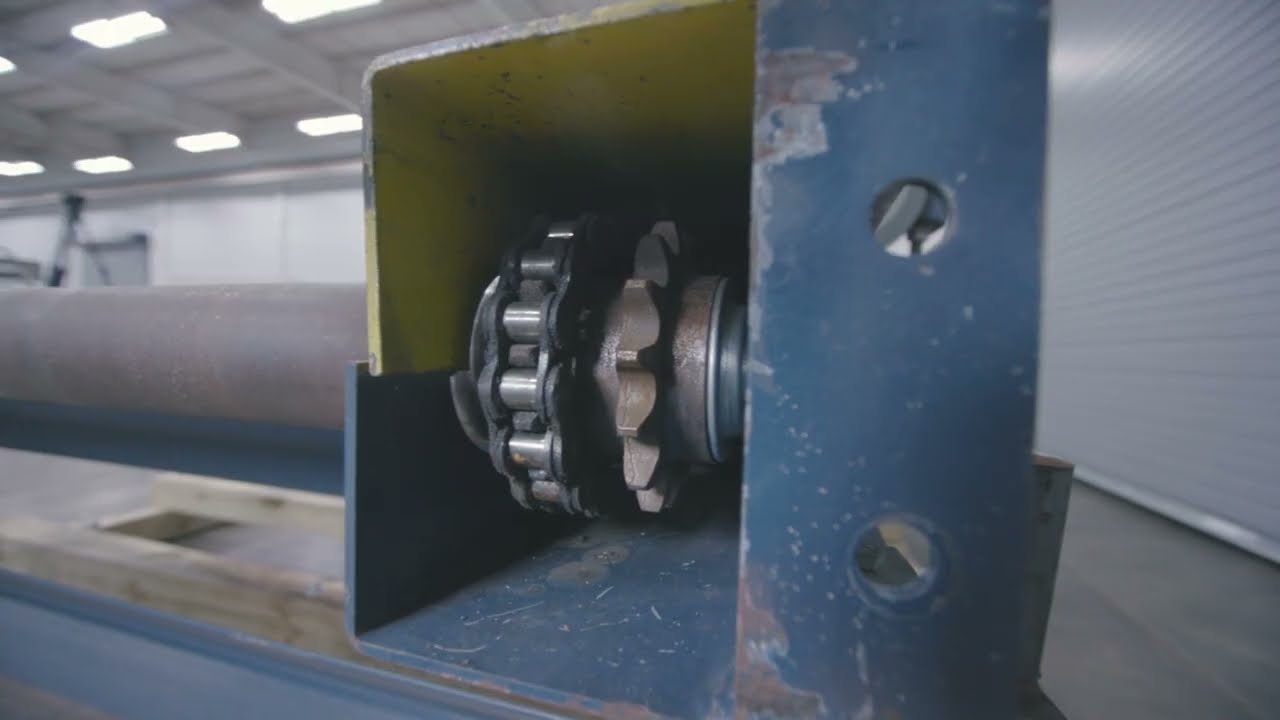 Lantech Chain Driven Live Roller Conveyor Demo