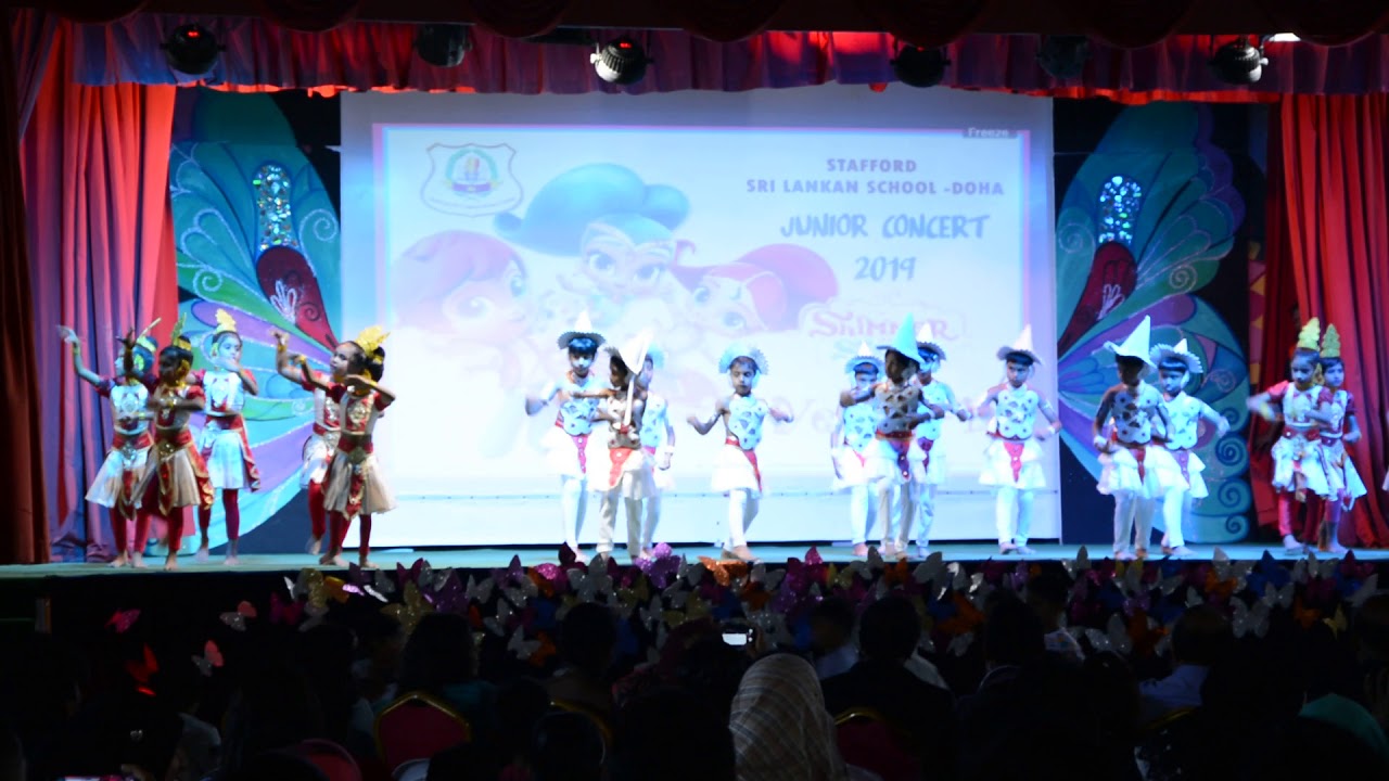Stafford Sri Lankan School Doha - Shimmer & Shine Junior Concert 2019 2D