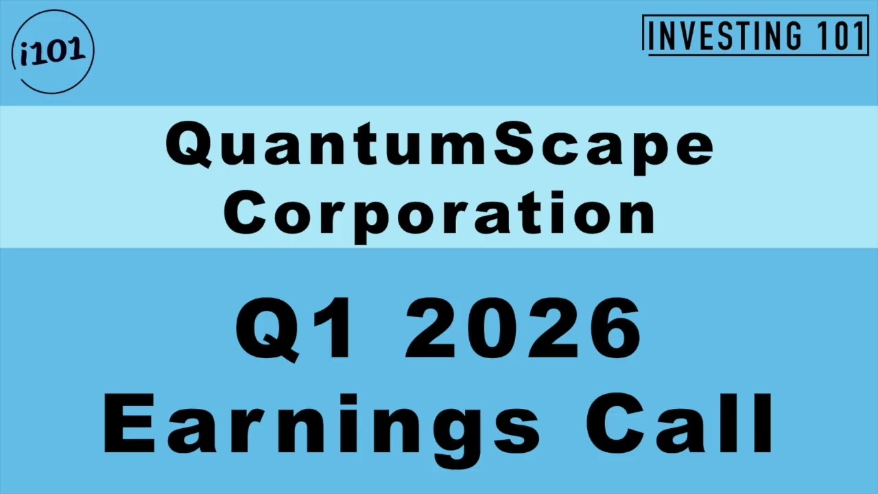 QuantumScape Q1 2026 Earnings Call | B-Sample Cell Shipments Begin As Commercial Ramp Nears.