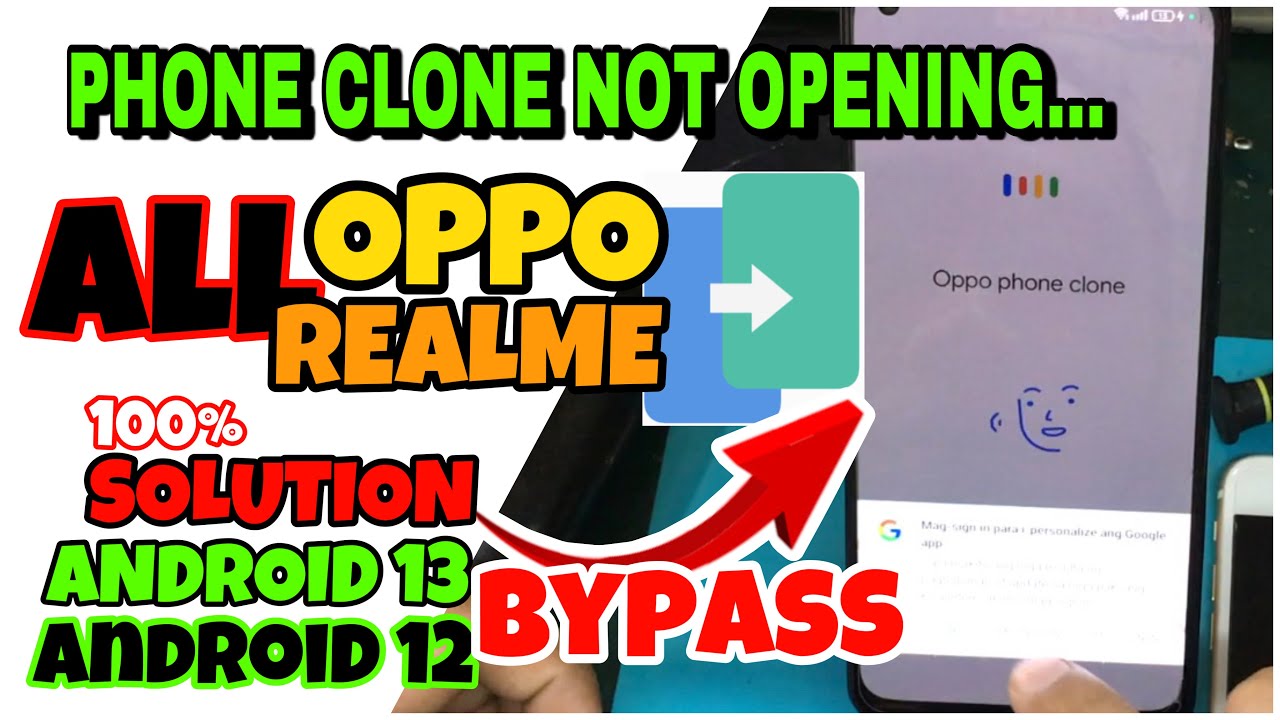 oppo and realme phone clone not opening solution for android 12 android 13
