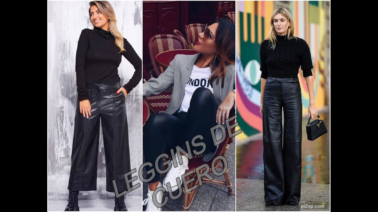 LEGGINS NEGROS DE CUERO