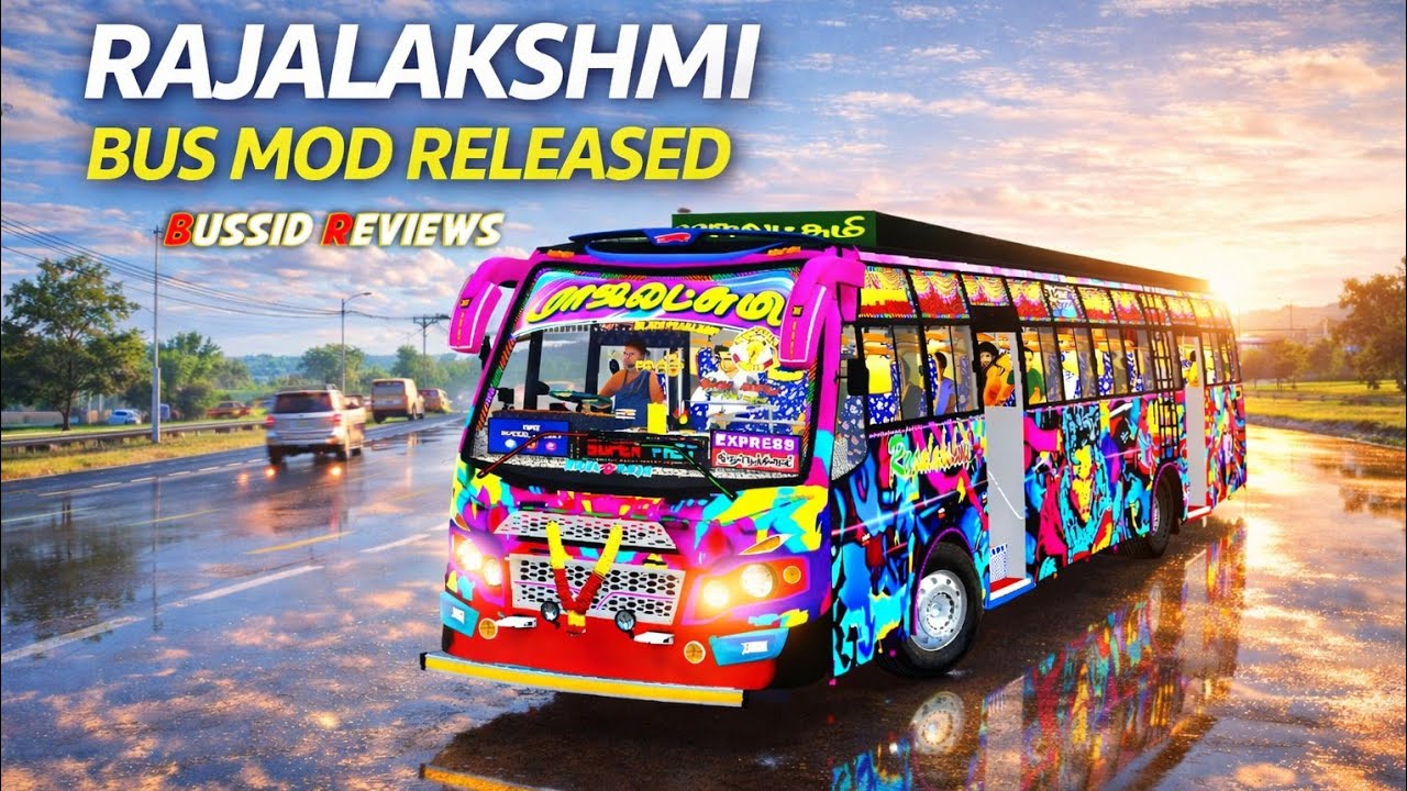 🎀🤩NEW ராஜலட்சுமி😍TN PVT BUS MOD RELEASED🔥😎Gemini coach😍