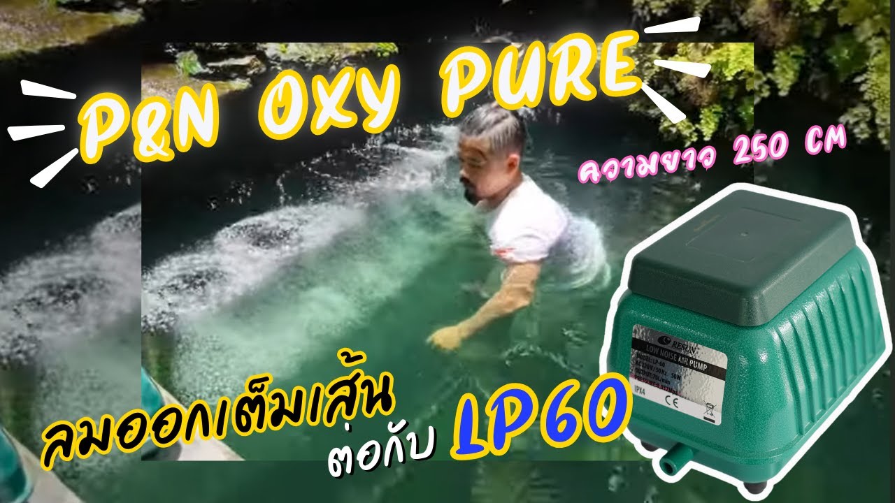🌬P&N Oxy Pure 2.5M🌬 VS 🌪ปั๊มลม Resun LP60🌪