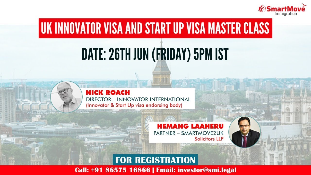 UK Innovator & Start up Visa Masterclass Introduction