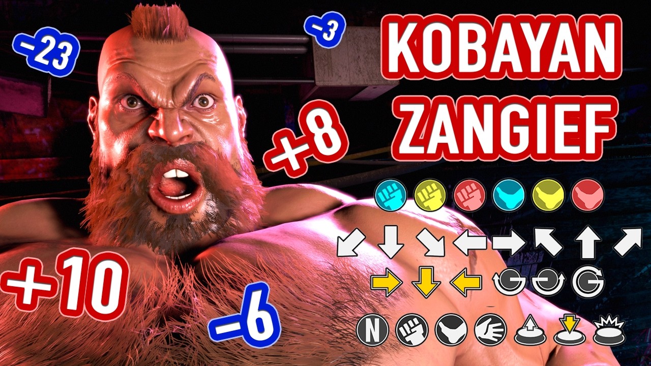 SF6 🤜 KOBAYAN (#5 Ranked Zangief)  🤛 SF6 High Level Gameplay with Input History + Frame Data