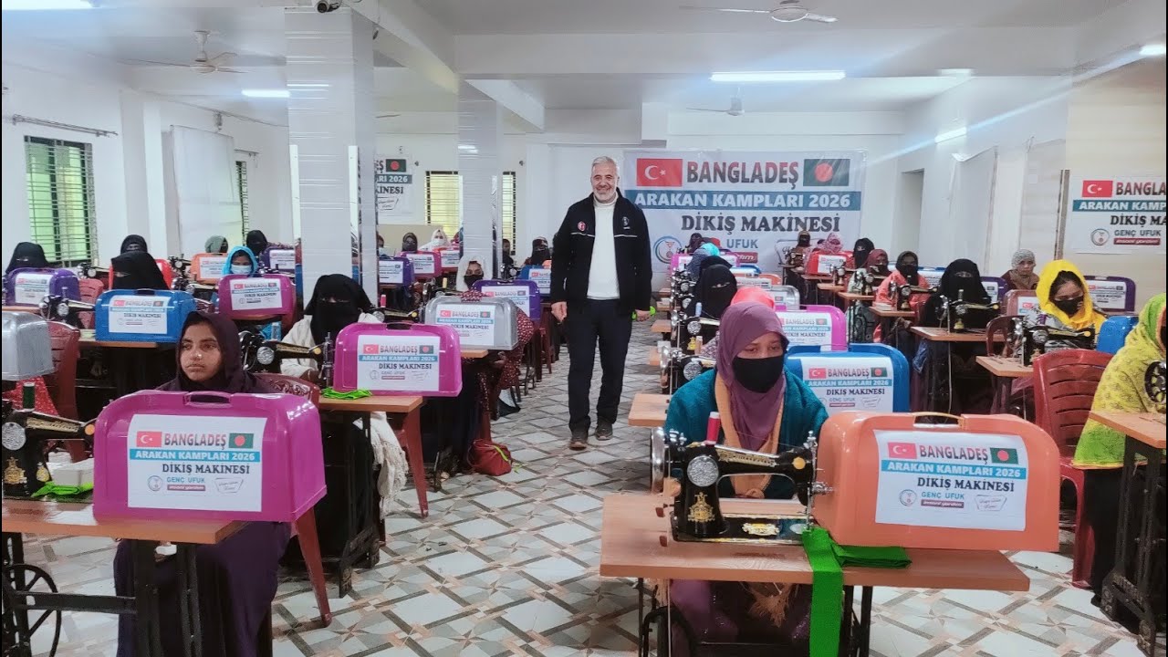 Arakan Dikiş Makinesi Yardımı