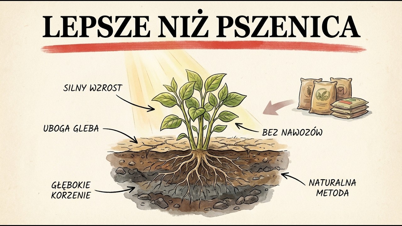 Lepsze niż pszenica — 70-dniowa uprawa, która nie potrzebuje nawozu