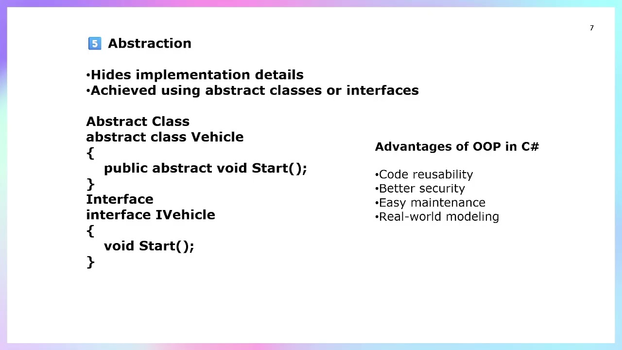 OOPS Concepts in .NET | Object Oriented Programming Explained with Real Life Examples