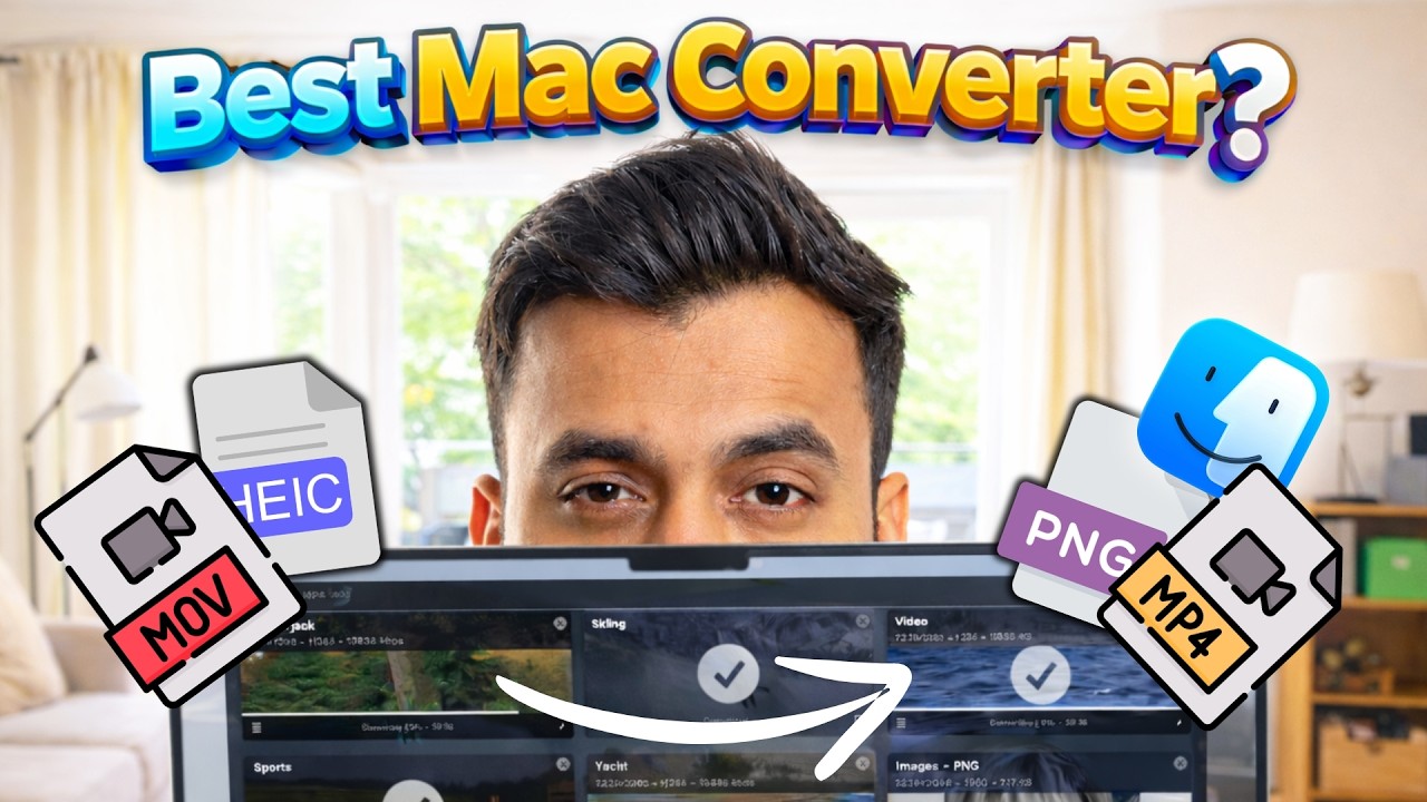 Конвертируйте MP4, MOV, MP3, JPEG и другие форматы на Mac | Инструкция по использованию приложени...
