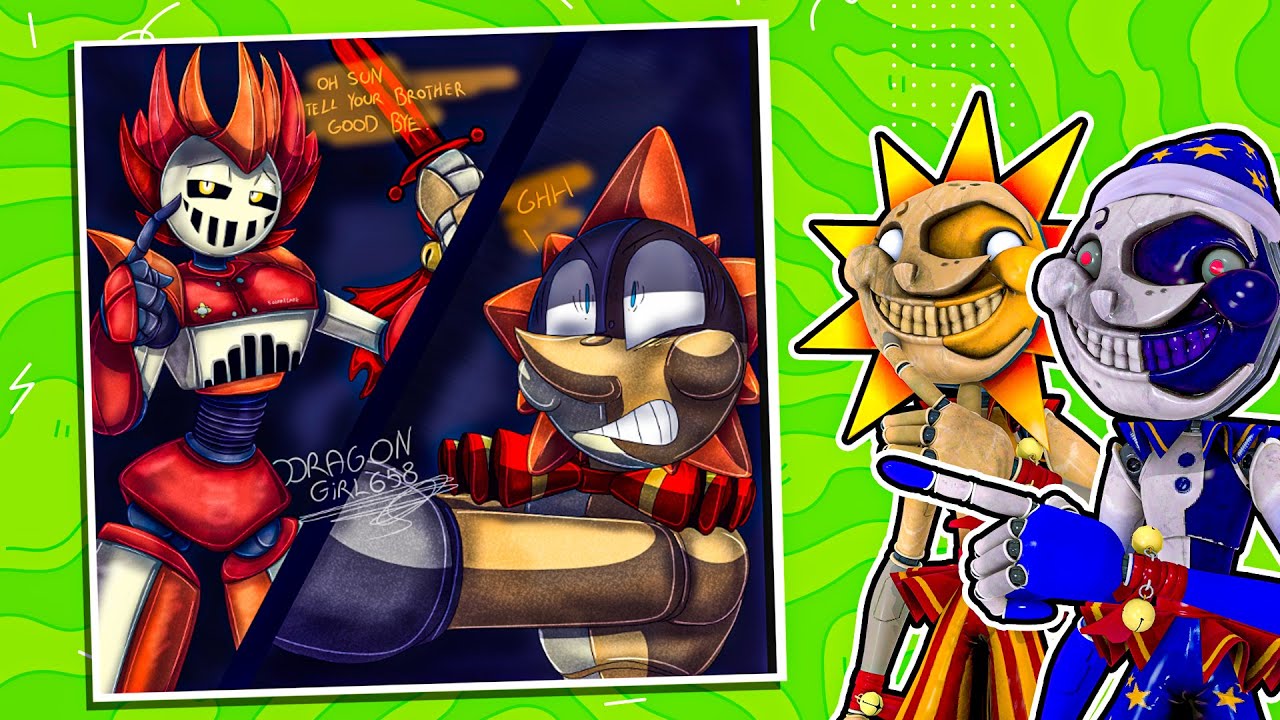 Sun and Moon REACT to YOUR FAN ART Favorite MOMENTS