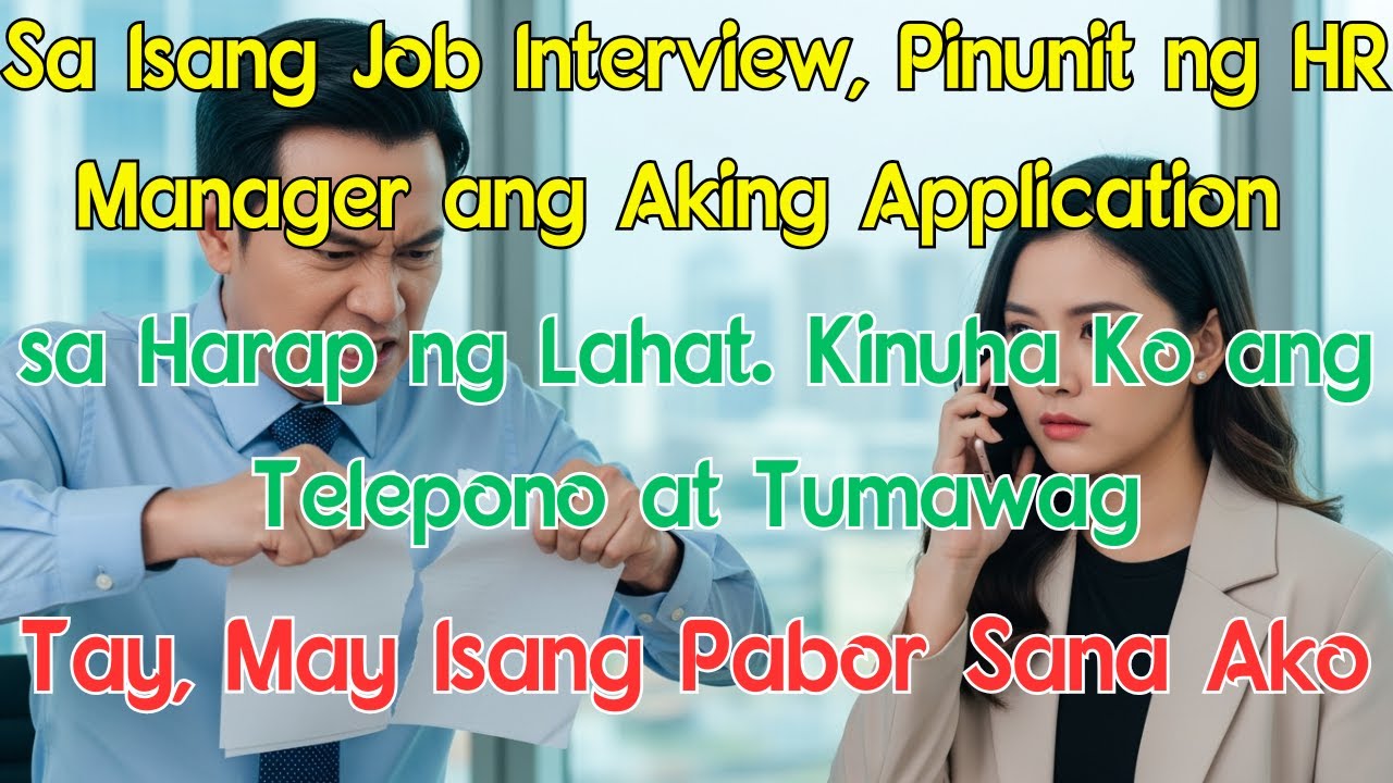 Sa Isang Job Interview, Pinunit ng HR Manager ang Aking Application sa Harap ng Lahat. Kinuha Ko ang