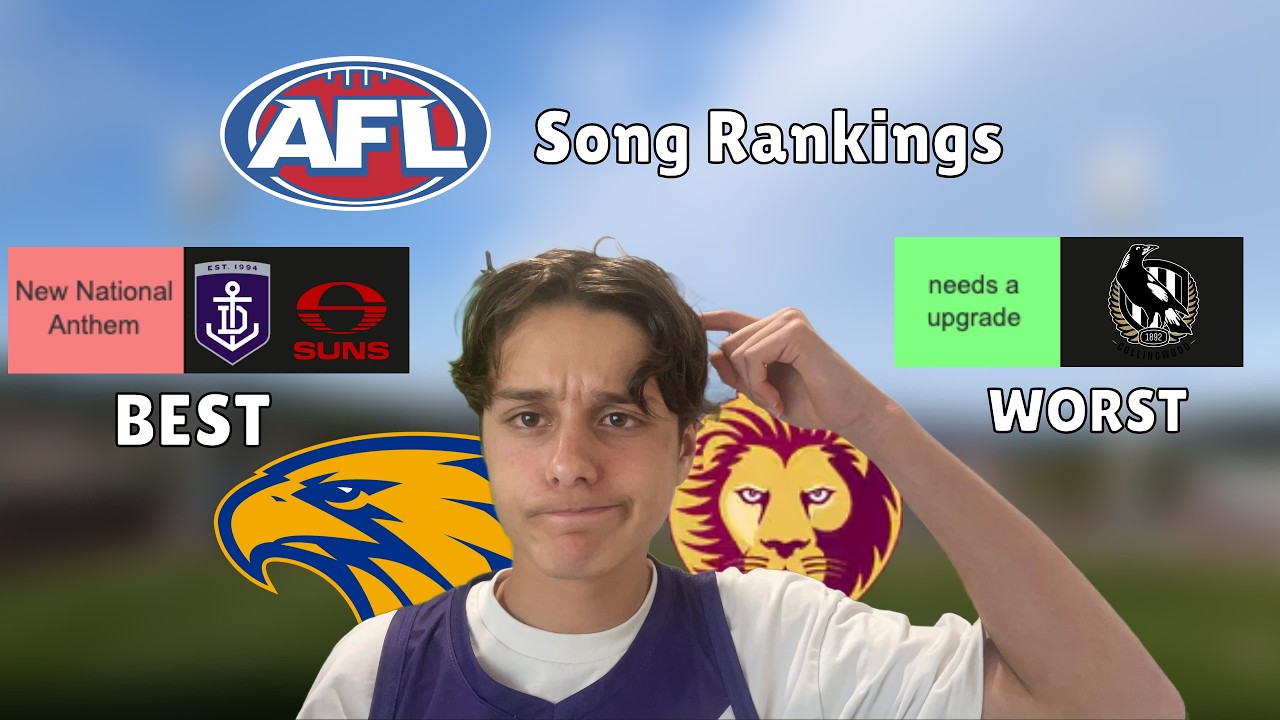 I Ranked All AFL Team Songs