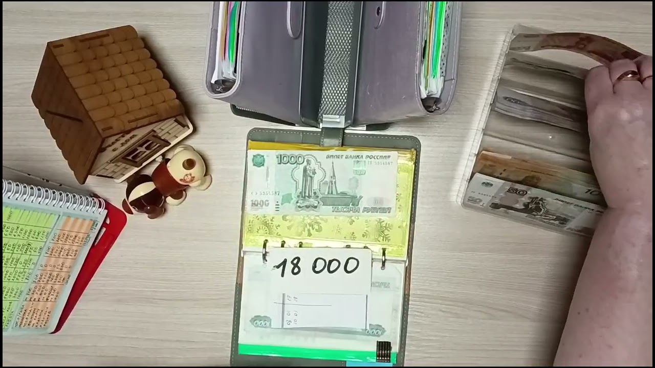 Количество конвертов растёт/ распределение денег по конвертам/ 16 450 ₽ + донат/ 17.01.26