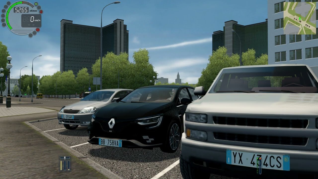 City Car Driving Renault Megane RS Logitech G29