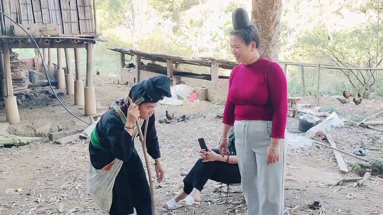 Me gia lụ pạư, lụ pạư chạn ỉn điện thoại