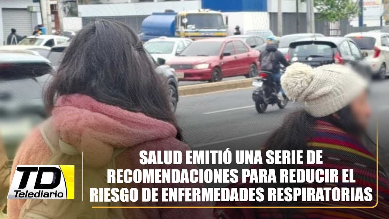 Salud emitió una serie de recomendaciones para reducir el riesgo de enfermedades respiratorias