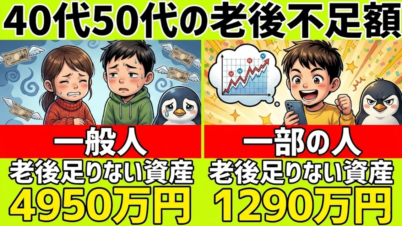 【手遅れになる前に】40代50代の老後資金、本当の正解は？生活レベル別シミュレーションで現実を直視！|大人のための経済チャンネル